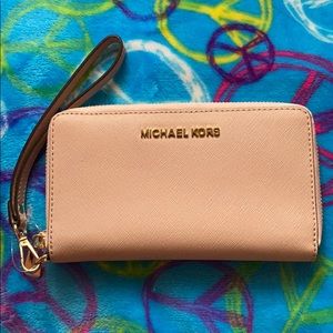 Michael Kors wristlet/phone wallet.